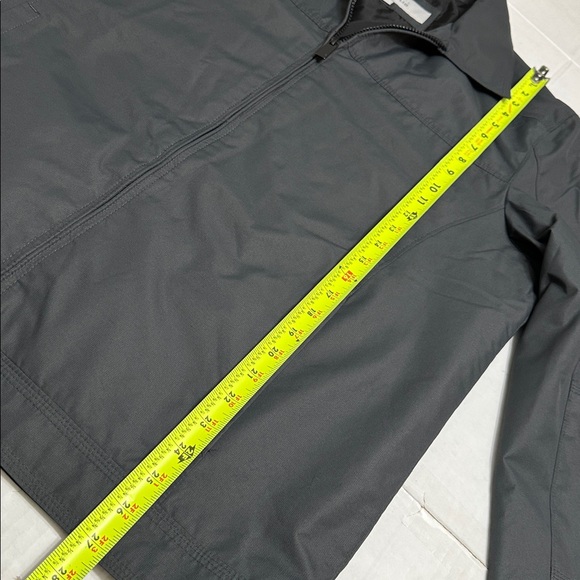 Perry Ellis Portfolio Dobby‎ Tech Gray Men’s Large Full Zip Jacket Work Business - Picture 12 of 15